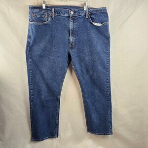 Levi’s 505 Jeans Mens 40x30 Blue Regular Fit Straight Stretch Denim Casual Basic